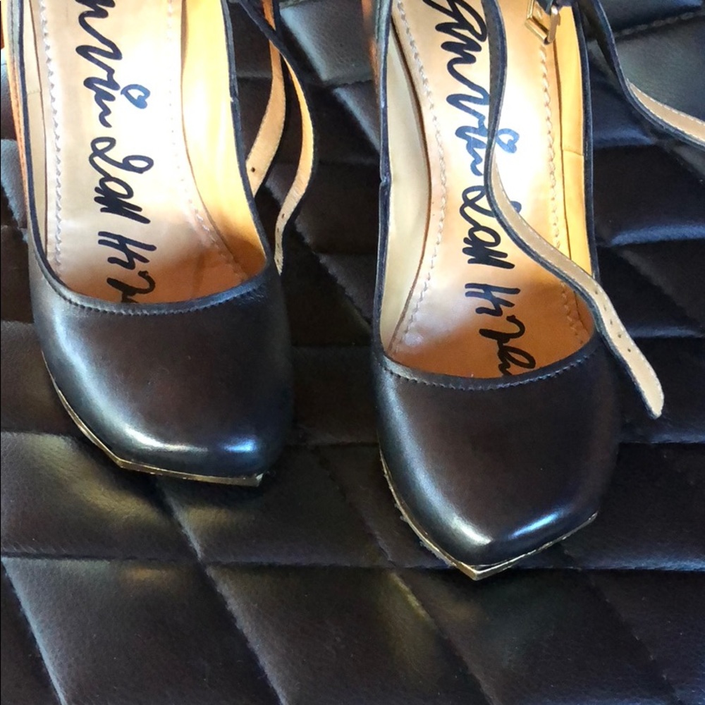Lanvin cutout heel platform pumps size 6 36.5 - Picture 3 of 8